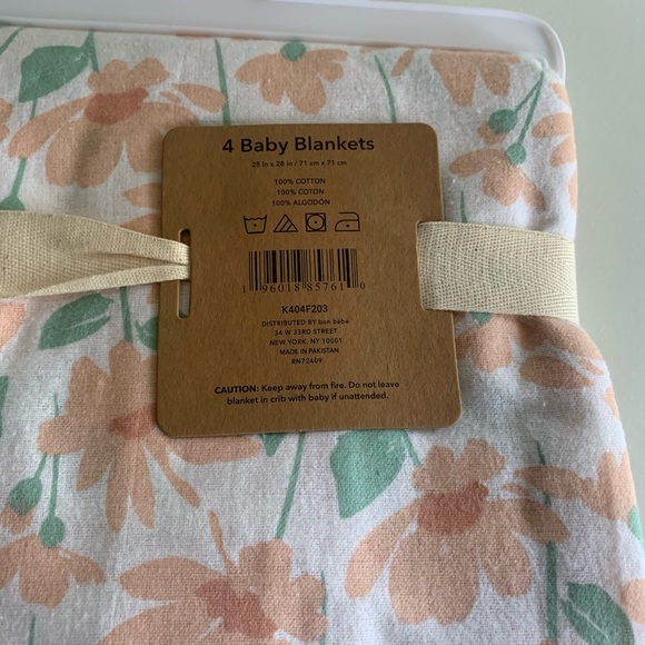 Kit + Pearl Baby Blankets 4-Pack - Picture 4 of 6